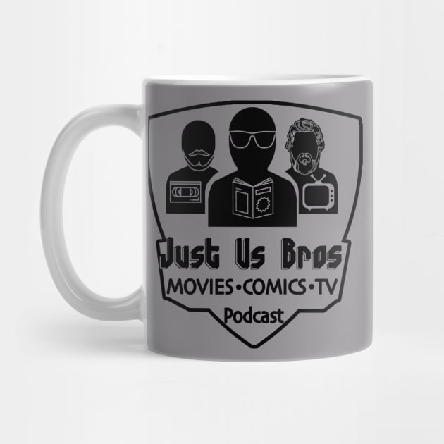 Just Us Bros Logo-Black by Just Us Bros Podcast